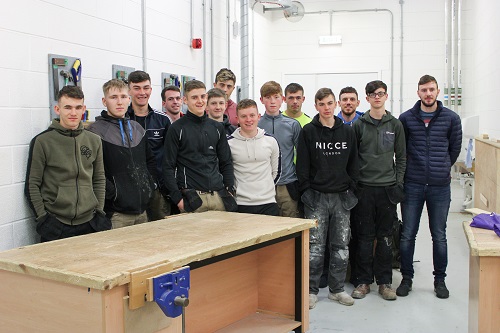 Construction modern apprentices with IBI Joiners