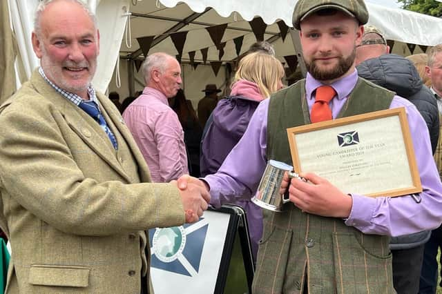 Gamekeeping graduate Finnley Struthers receives Young Gamekeeper of the Year 2024 Award 