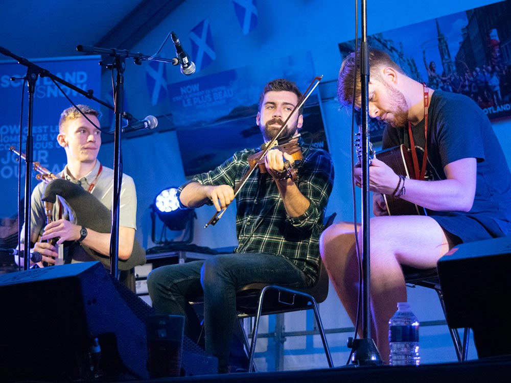Four music graduates performed at the 21st New York City Tartan Week. 