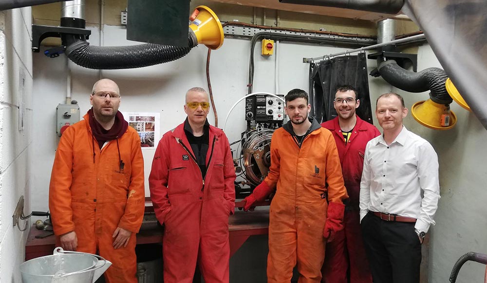 Lews Castle College UHI teamed up with DF Barnes/BiFab and Highlands and Islands Enterprise to provide new engineering training opportunities with the Arnish Yard near Stornoway.