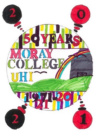 Moray College UHI 50 logo