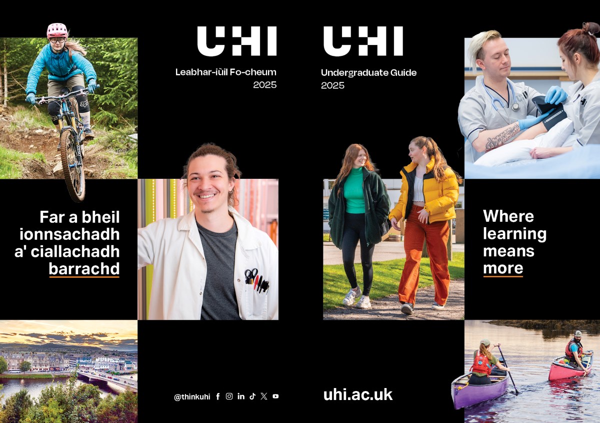 The UHI 2025 prospectus print cover