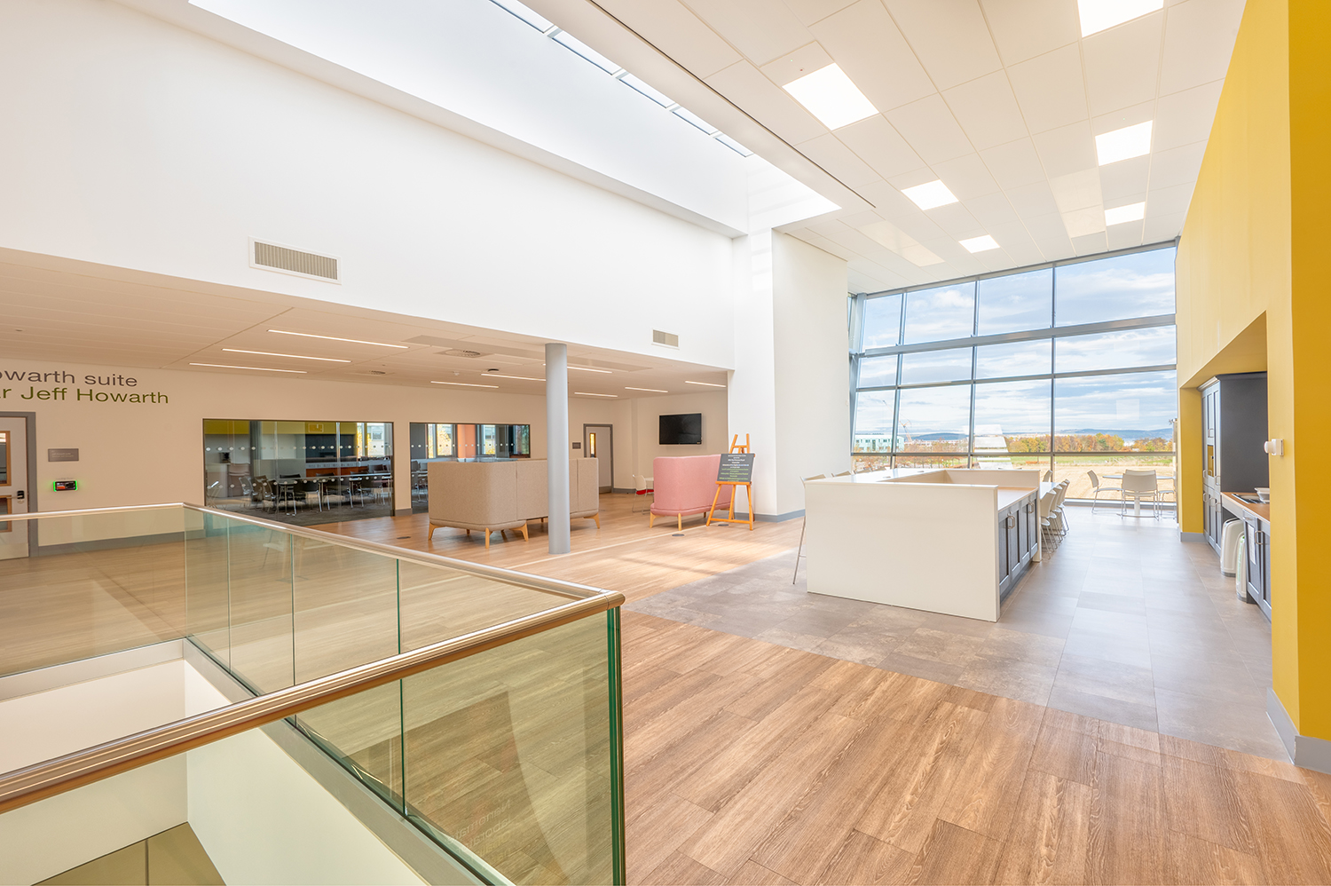 Tea bar area in Life Sciences Innovation Centre