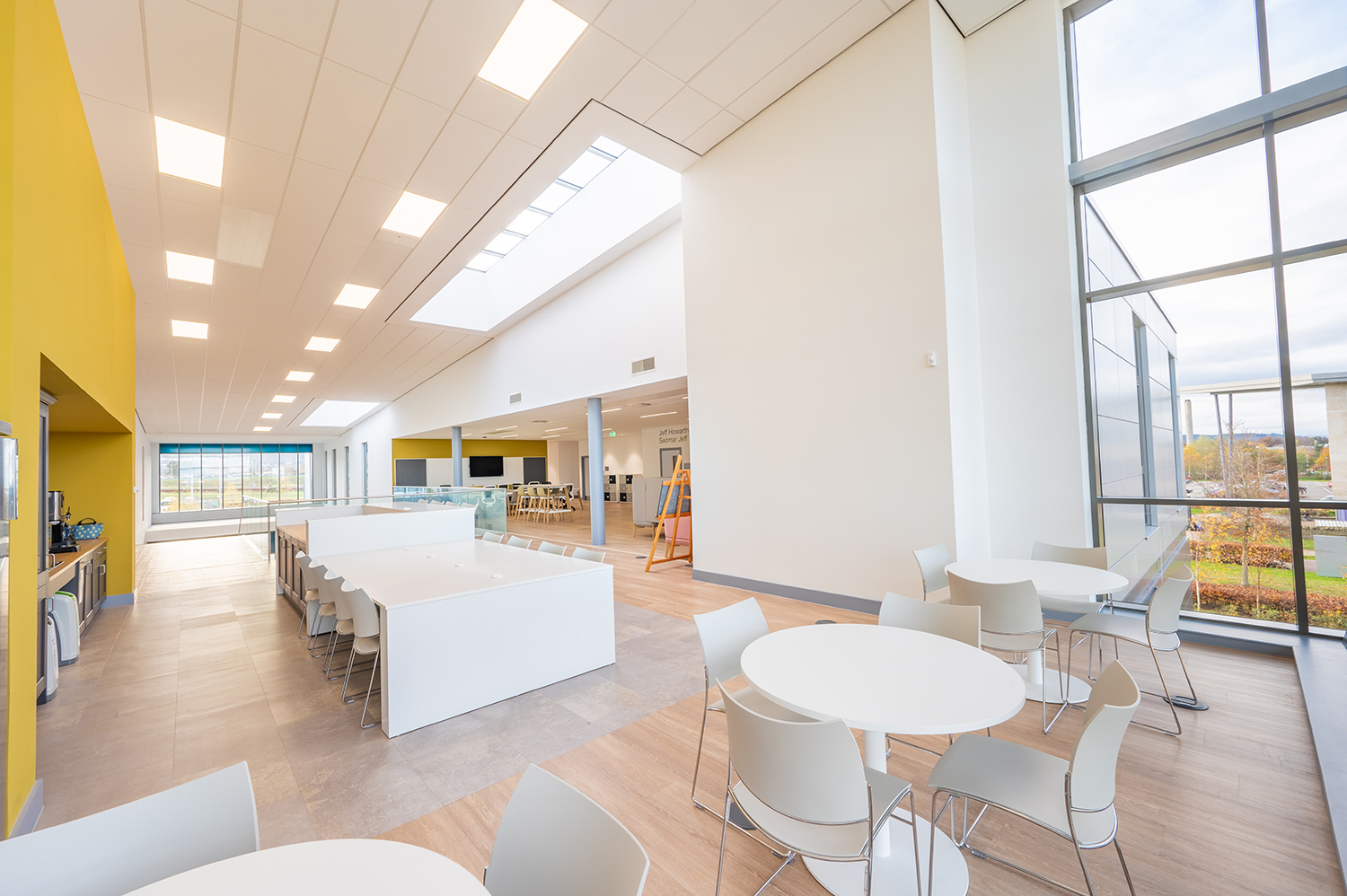 Tea bar area in Life Sciences Innovation Centre