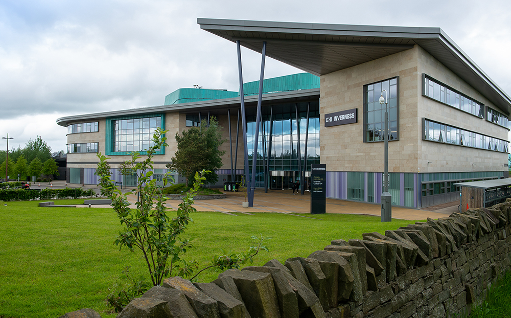 UHI Inverness campus building UHI Inverness campus building