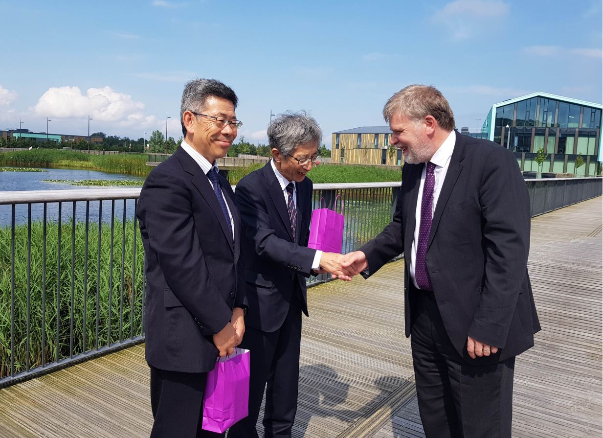 University welcomes Japanese colleagues