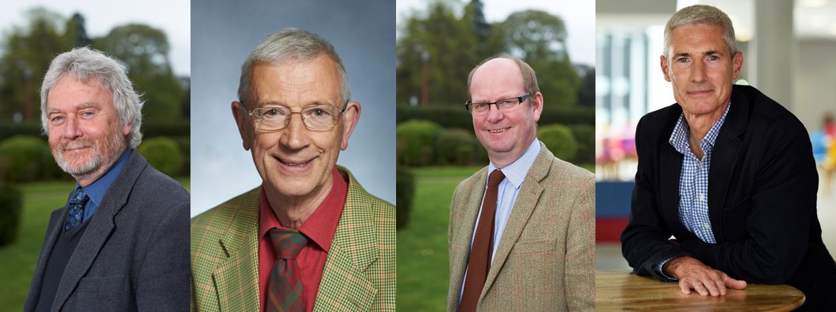 Tributes paid to governance trio who stand down after nearly 50 years of service to university 