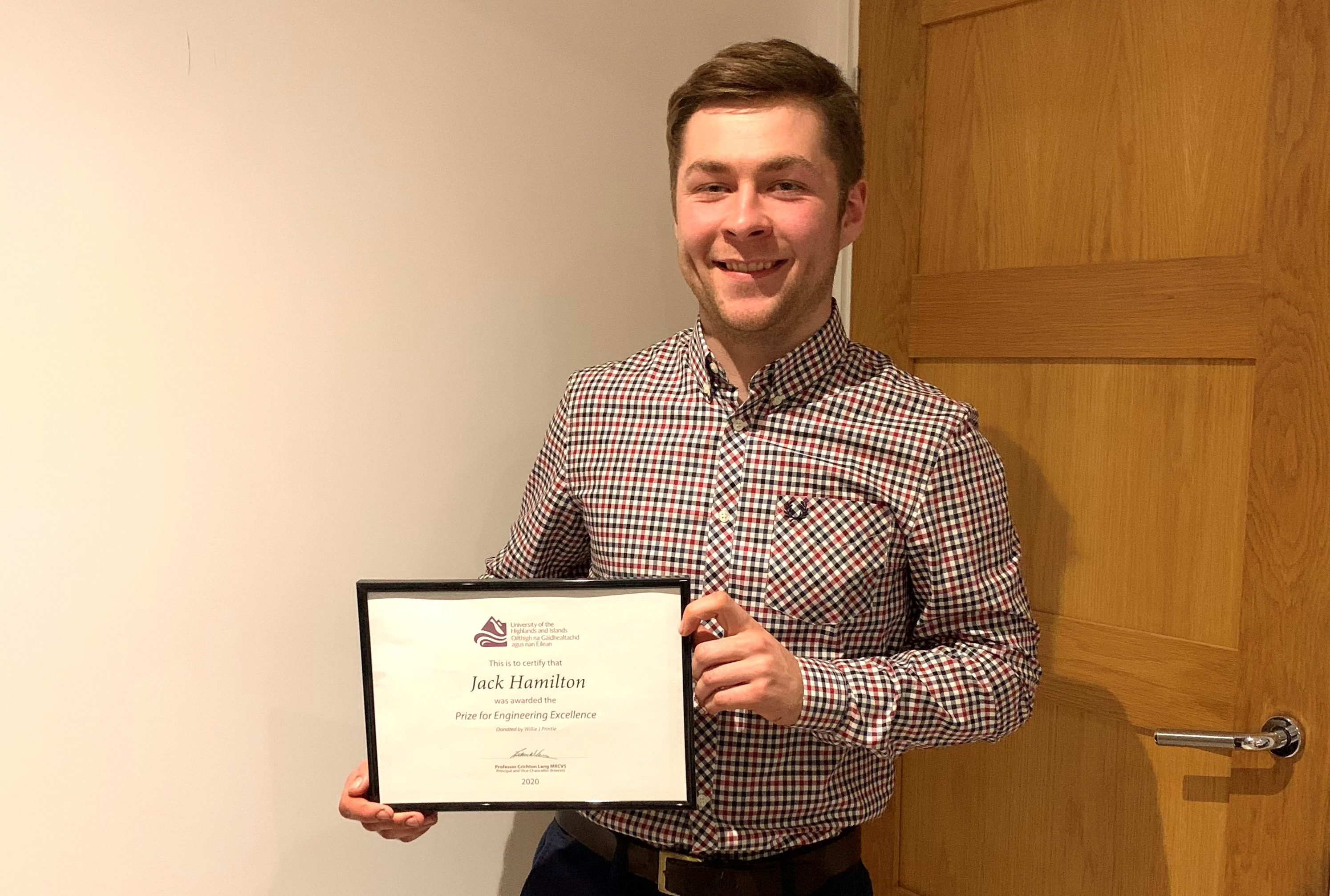 Caithness graduate recognised for engineering excellence