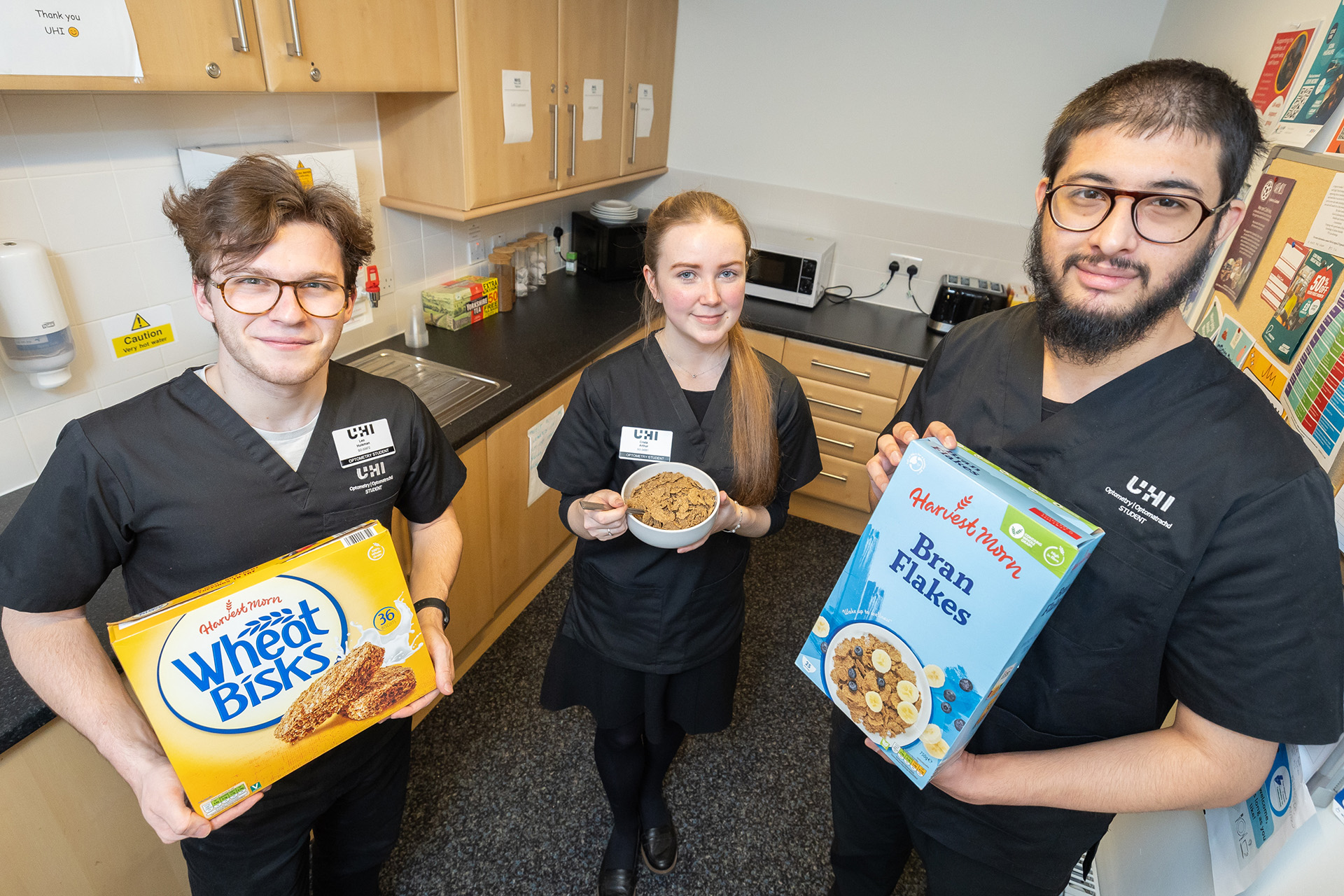 Specsavers donation provides free meals to UHI students