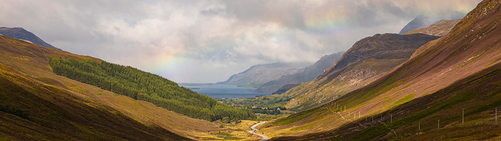 View from Glen Docherty viewpoint