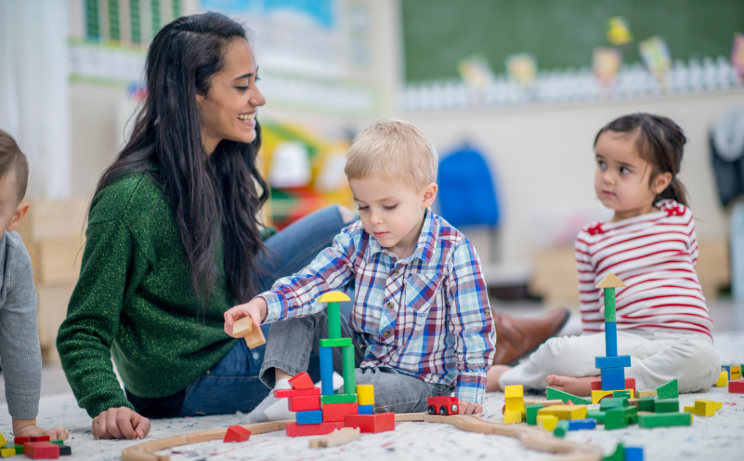 Children in a nursery