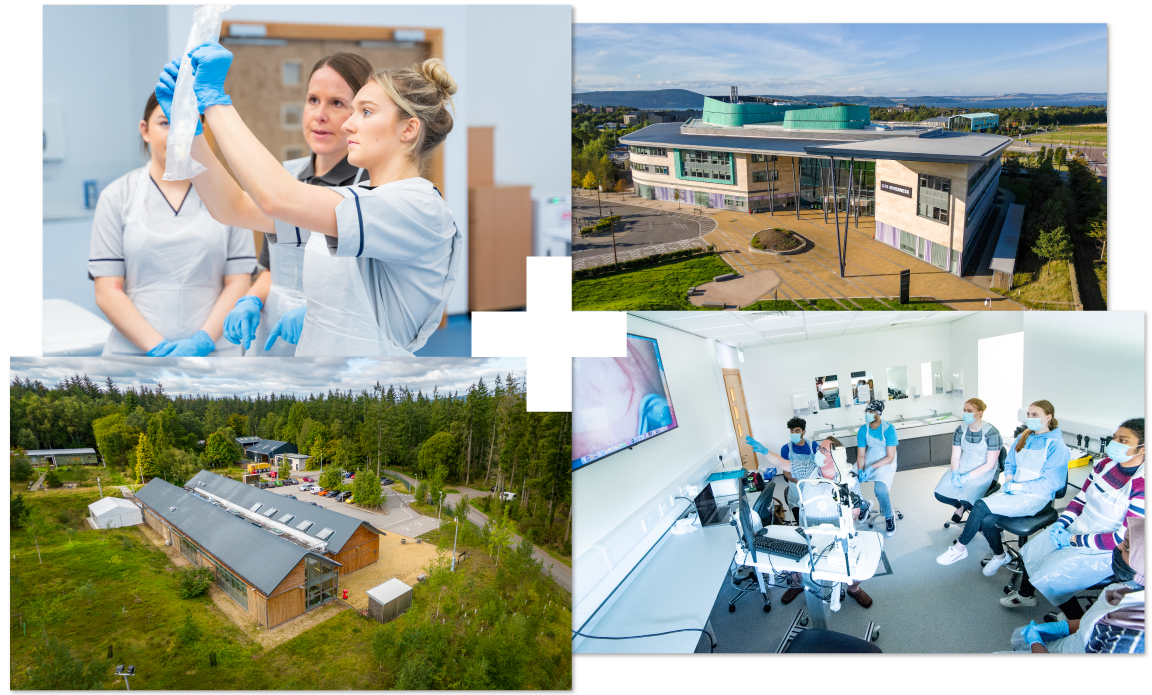 Collage of UHI campuses around Inverness Collage of UHI campuses around Inverness