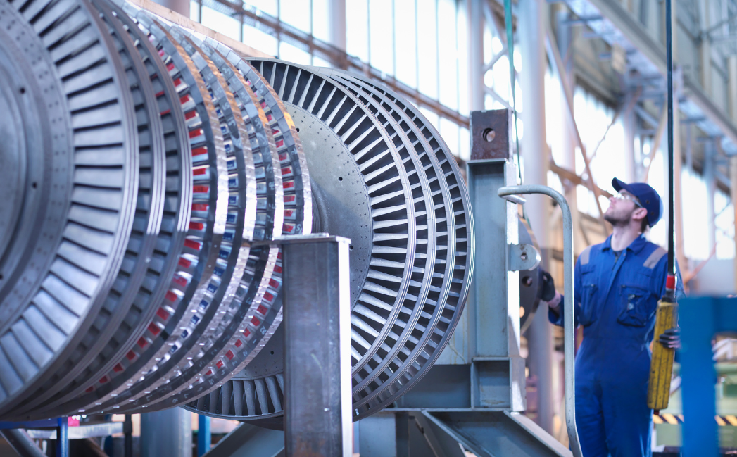 Man working in a factory